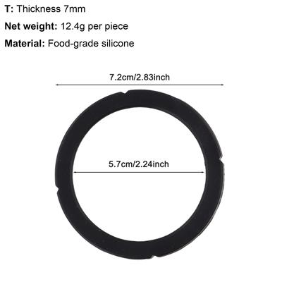 Coffee Brewing Silicone Sealing Ring Coffee Machine Seal Easy Install Silicone Sealing Ring Brewing Equipment Accessory