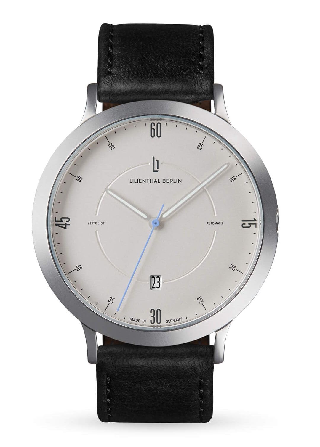 

Mechanical Automatic Date Skeleton Back Made in Germany Black [Lillianthal Berlin] Z01-101-B004A Men s