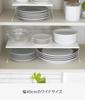 Yamazaki Dish Rack, Dish Storage Plate, Large, White, 2960