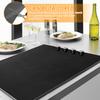 Large Induction Cooktop Protector Mat Reusable Induction Cooktop Cover Translucent Induction Hob Protector Pad for Cooker