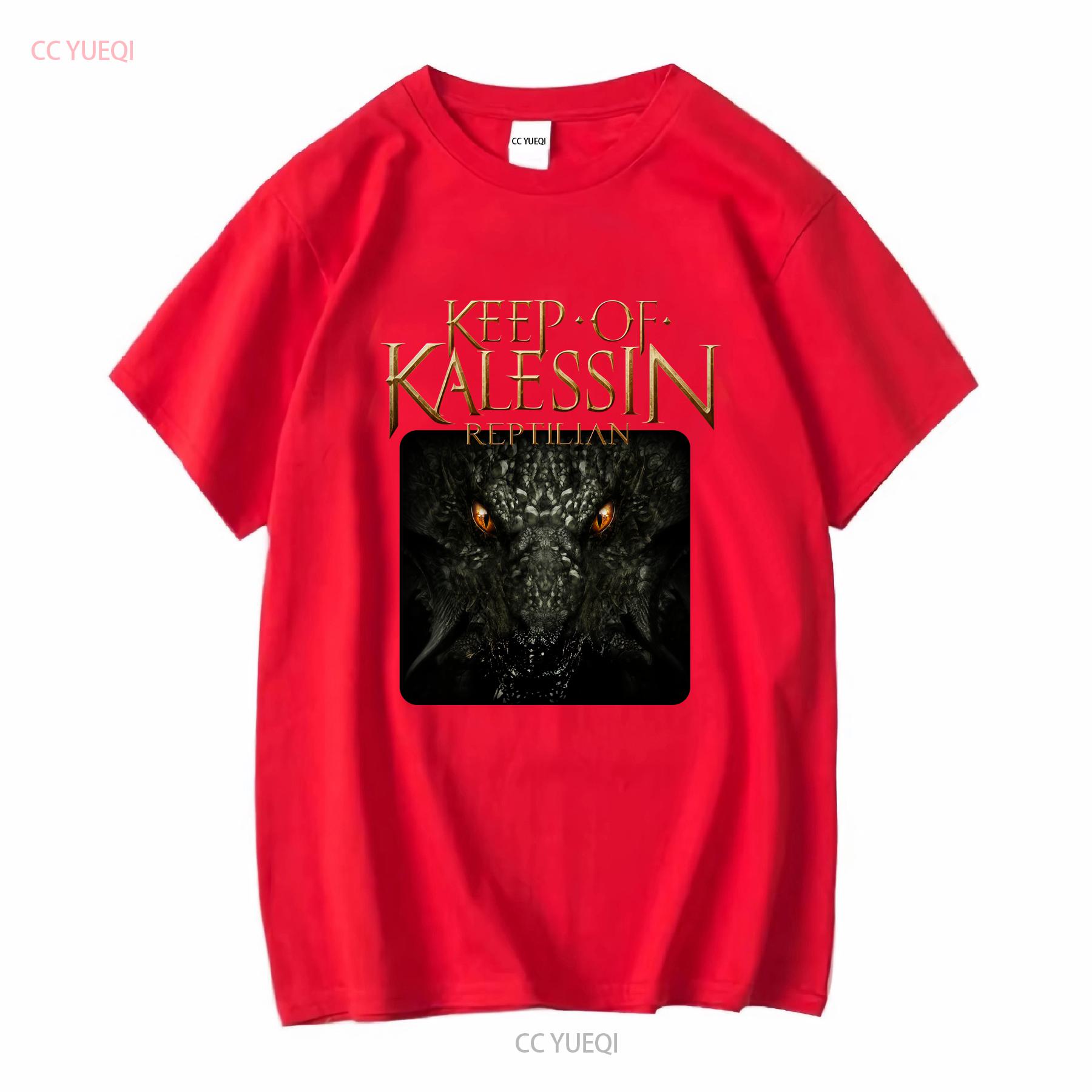 Keep Of Kalessin T shirt Sz L 2010 Reptilian Black Metal Dimmu Borgir Borknagar vintage Washed Breathable Comfortable S