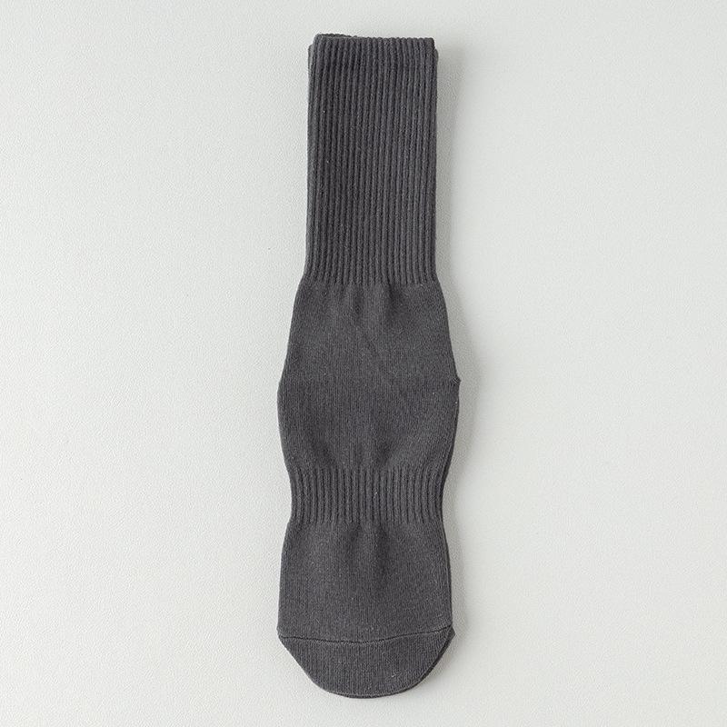 Women's Non-Slip Mid-Calf Yoga and Dance Socks - Sweat-Absorbent Indoor Fitness Socks