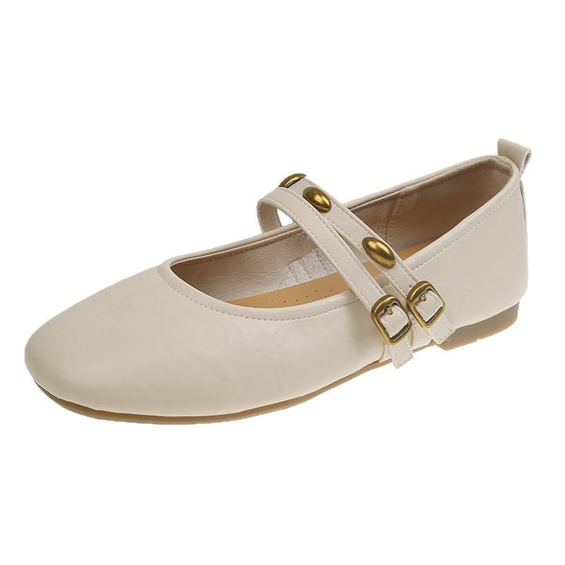 French Mary Jane women's shoes 2025 new summer with skirt evening shoes shallow mouth beautiful not tired feet small single shoes