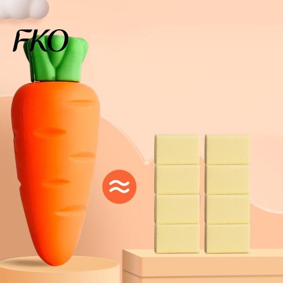 Eco-friendly Rubber Erasers 3D Food Earsers, Cute Mini Fruit Vegetable Erasers, Realistic Dust Free Pencil Strawberry, Mango, Carrot, Pineapple