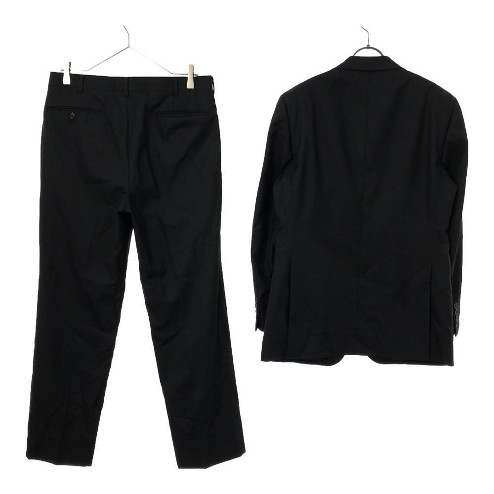 Aquascutum Made In Japan 100% Wool Suit Setup 92A5 Charcoal Gray Men's Used