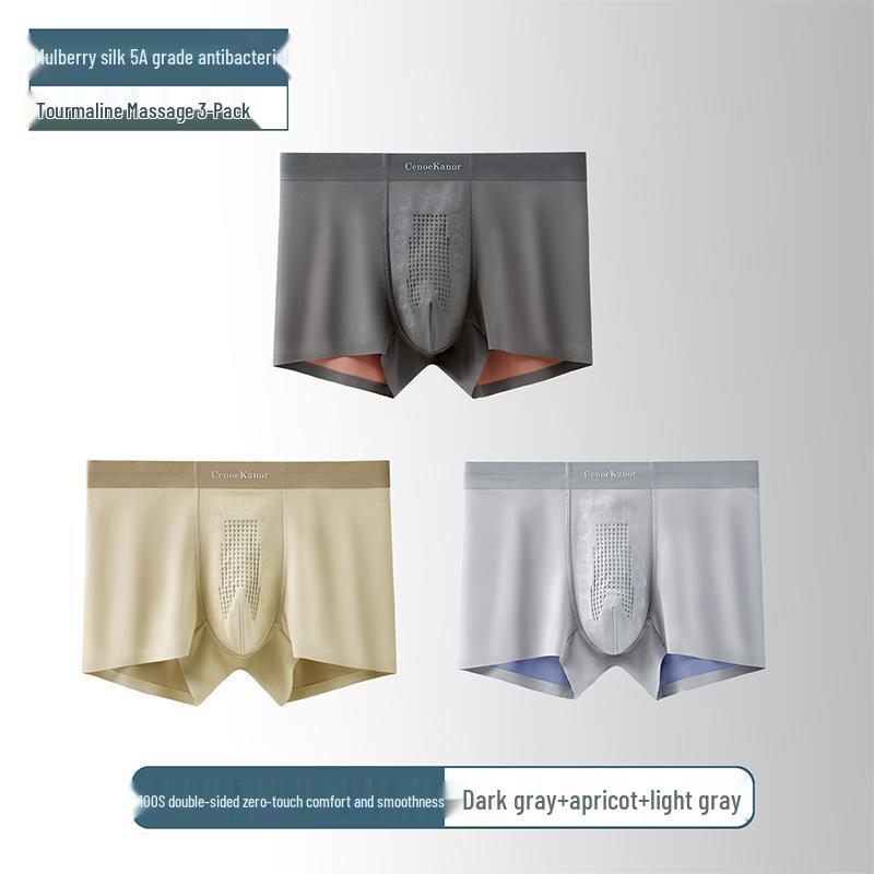 

CaiouoKcbn Men s Seamless Modal Sport Underwear - Breathable, Thin Tourmaline Cotton for Spring/Summer 3XL [75-85 kg]
