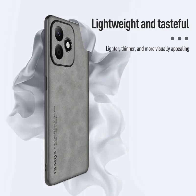 For Honor 600 Lite Luxury PU Leather Phone Case For Huawei Honor 600Lite Back Cover Silicone Shockproof Full Protection