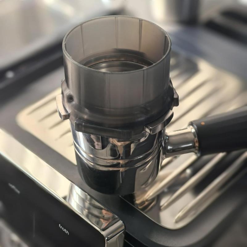 Coffee Machine Funnel Precise Dosing Tool Espresso Machine Funnel for Espresso Makers Heat Resistant Plastic Design