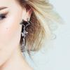 Trendy Asymmetrical Star Conical Earrings Comfortable Ear Rings Accessory Handmade Women Jewelry for Daily Wear
