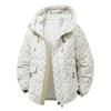 Men's 2025 Winter Down Jacket - French Style, Trendy Korean B-Print, White Duck Down Warm Outerwear.