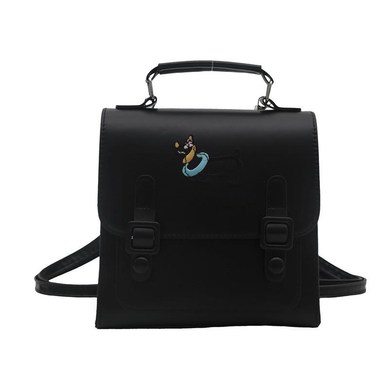 Chic Vintage Shoulder Bag Stylish Commuter Backpack With Unique Design And Soft Pu Material