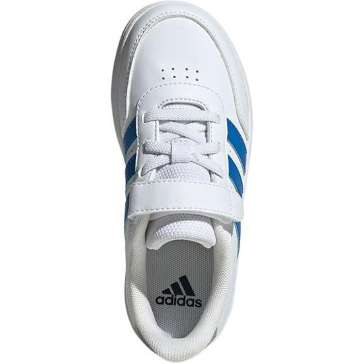 Adidas Breaknet 2.0 Comfortable Non-Slip Durable Low-Top Kids Skate Shoes Kids Sneaker White JI0963