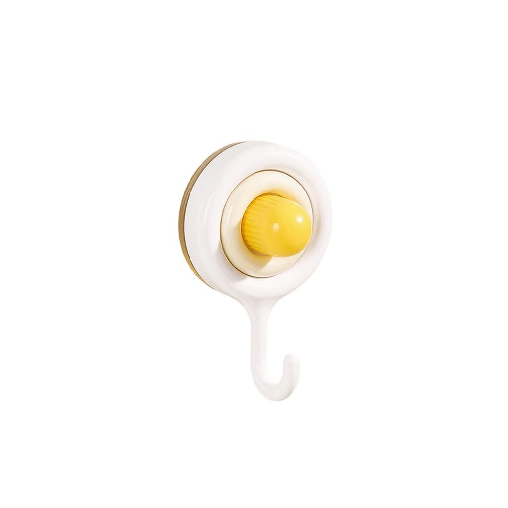 Cute Punch-Free Suction Cup Hooks, Traceless Wall Hangers for Dorm Home Kitchen