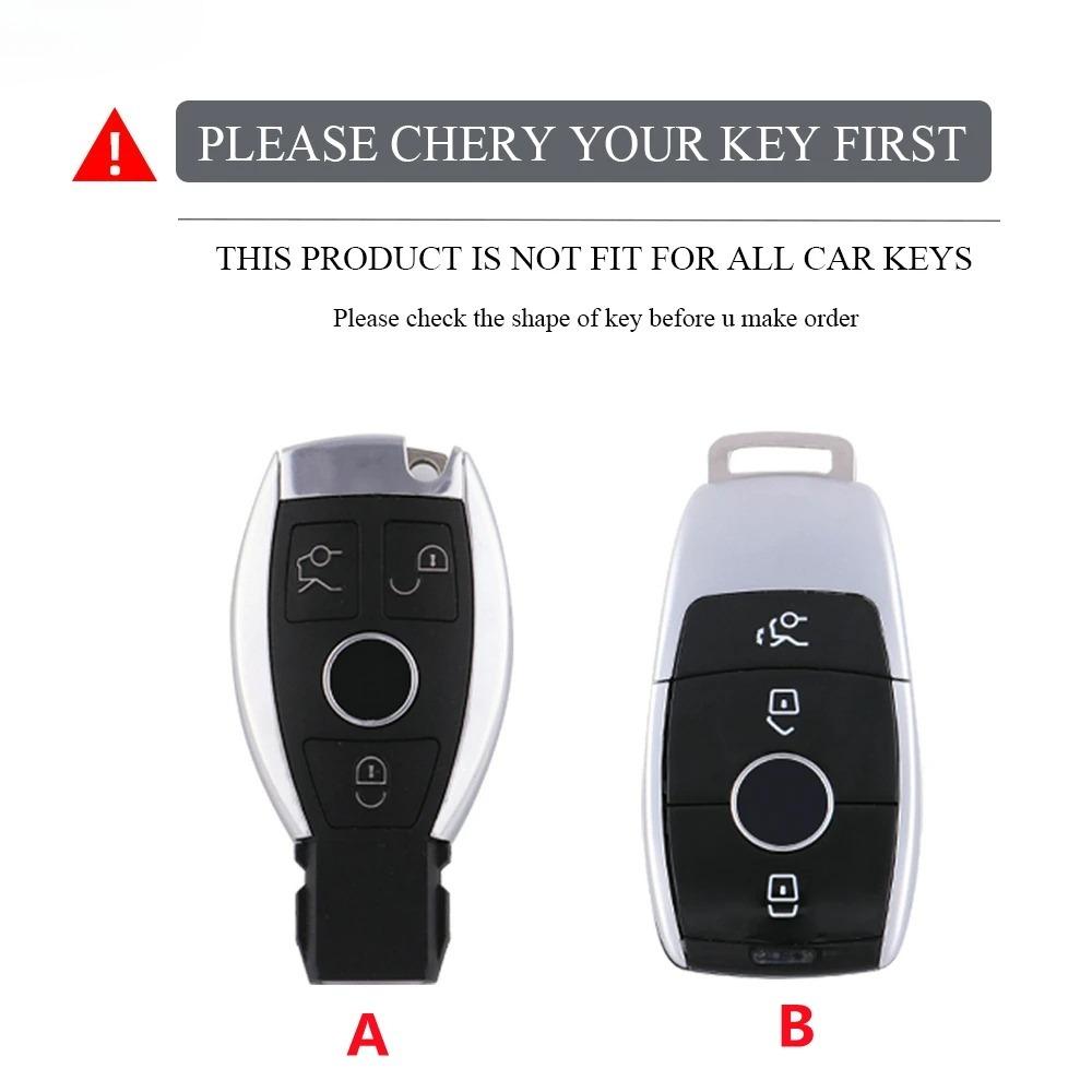 TPU Car Key Case Cover Shell Fob for Mercedes Benz A C E S Class W204 W205 W212 W213 W176 GLC CLA AMG W177 Auto Accessories