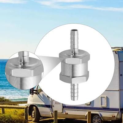 Check Valve Car Parts Aluminum Alloy Accessory Replace for Petrol Line Oil Motorcycle Automotive