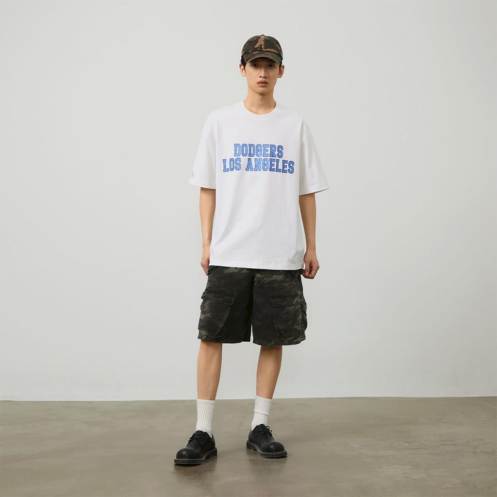 MLB Los Angeles Dodgers T Shirt Unisex Ecru 3ATSV0643-07WHS