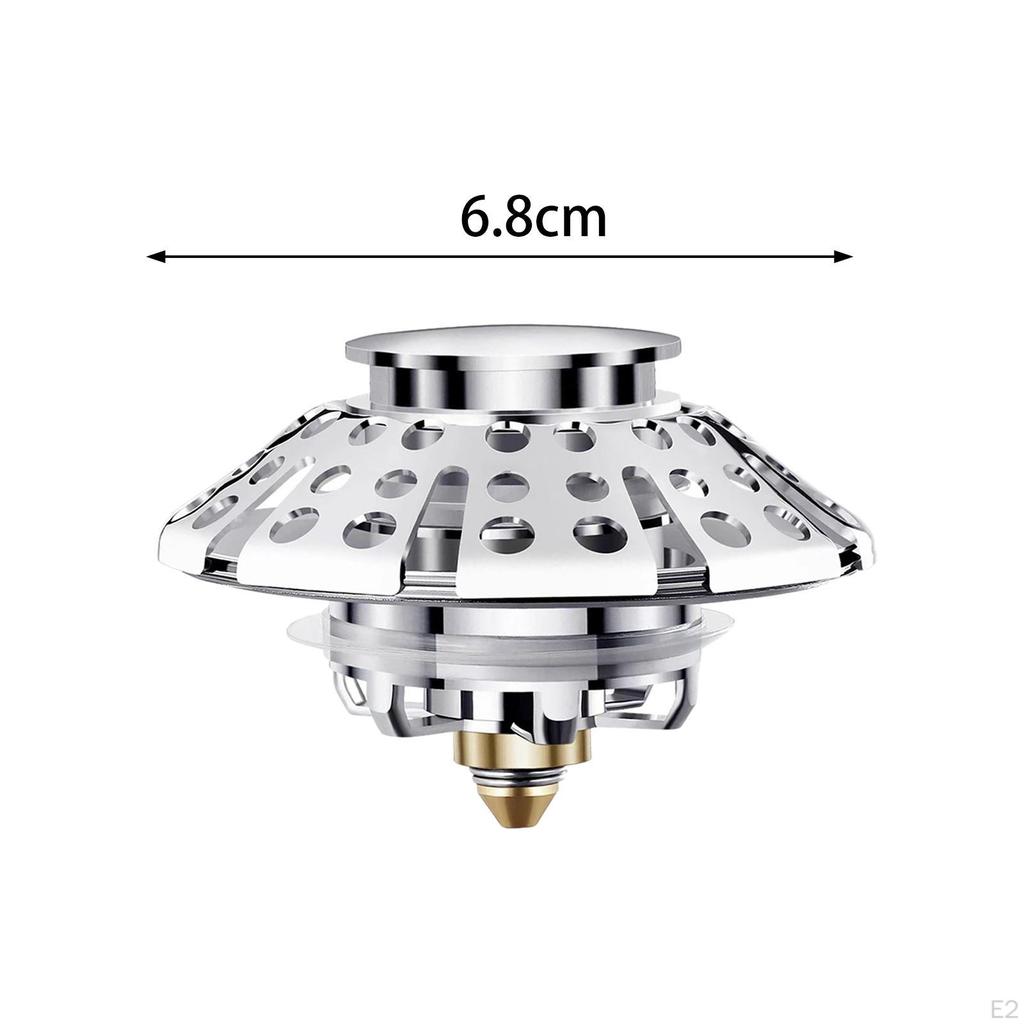 Bathtub Drain Plug Tub Stopper Effectively Prevents Odor Shower with Hair Catcher for