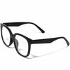 Black X Clear Sunglasses for Men and UV Clear Colored Thick [FashionBerry] Women, Wellington/Boston Style, 99% Protection, Lenses, Lenses,