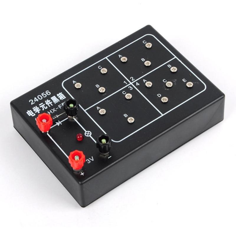 

Educational Physics Teaching Tool Box With Pre Installed Electrical Components ABS Plastic Great For Student Laboratory 1