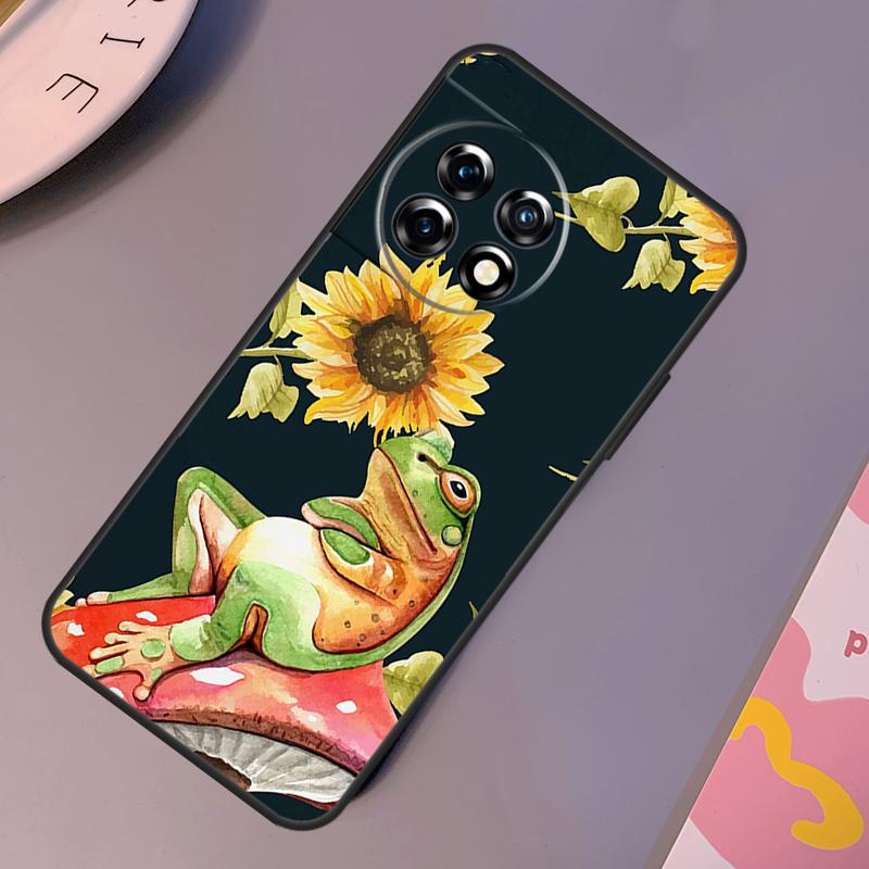 Cottagecore Frog Mushroom Aesthetic Case For OnePlus Nord 3 2T N10 N20 CE 2 Lite OnePlus 9 10 Pro 9RT 10R 10T 12R 11 12 Cover