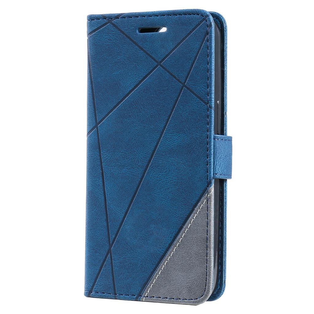 Für iPhone 15 Pro Magnetische Hülle Splicing Design Brieftasche Ständer Handyhülle