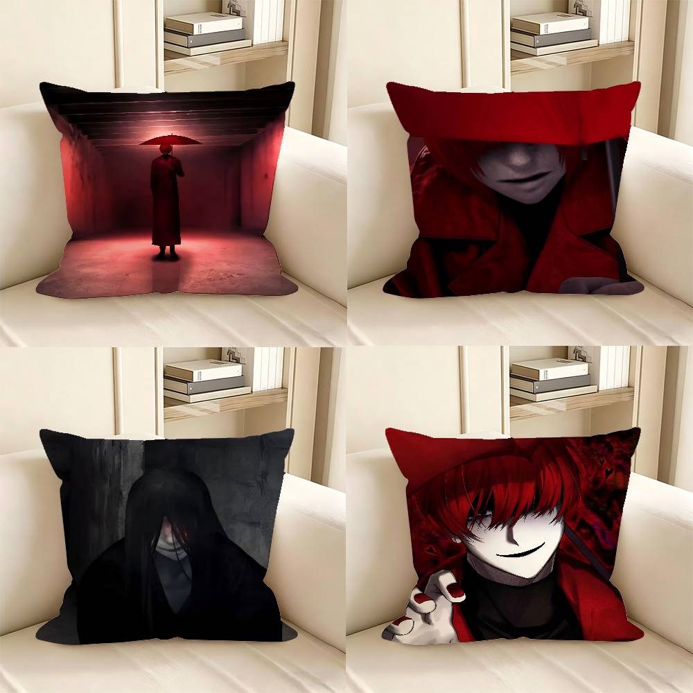 pc Horror Survival Game Homicipher Pillow Case Fashion Square Pillowcase Bedroom Sofa Room Ins Decoration Leisure