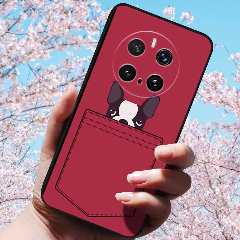 For Honor Magic7 Pro / Magic7 5G Cases 3D Relief Flower Emboss Soft Silicone For Magic7 Pro Magic 7 3D Cartoon Back Cover Cases