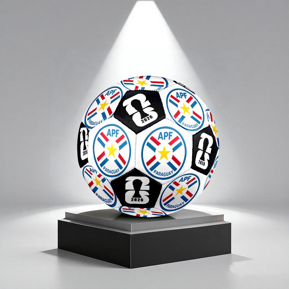 1pc Paraguay Apf Emblem Size 5 Soccer Ball Professional Match Training Football Indoor &Outdoor Sports Ball Club Training Ball Lightweight Durable Y19
