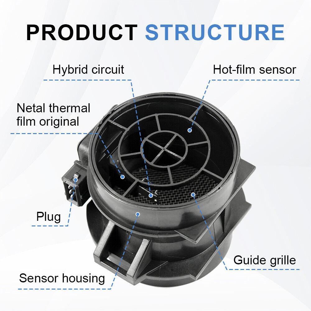 Car Mass Air Flow Sensor Meter MAF For BMW 325 323 525 E46 3 Series 5WK9605
