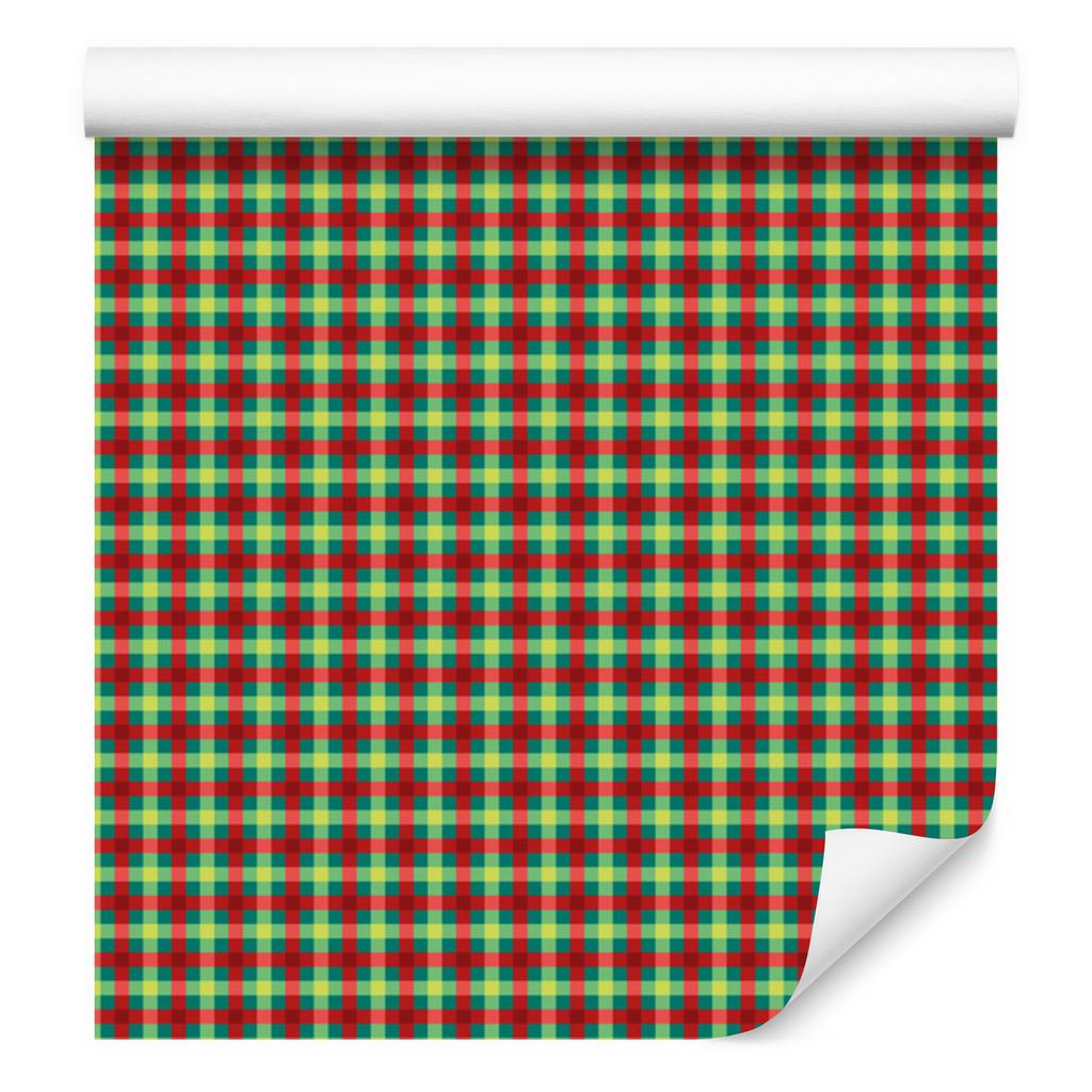 Vichy Ochre Plaid Wallpaper for Living Room and Bedroom 50x1000