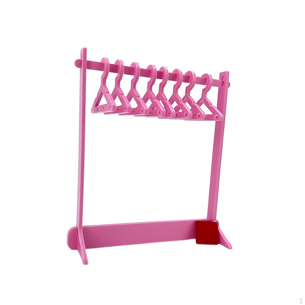 Creative Earring Display Stand, Earrings Storage Rack, 8 Mini Hangers Jewelry Organizer for Women