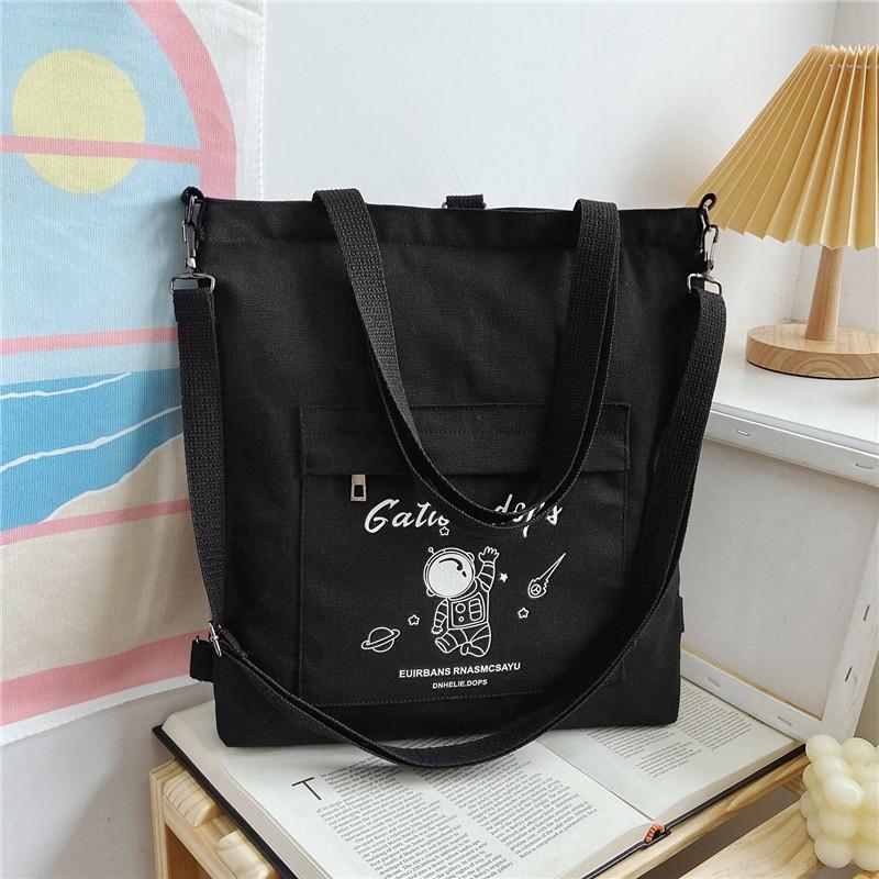

Bag Women s Spring and Autumn Cartoon ins Personalized Canvas Large Capacity Women s Bag Backpack, Crossbody Handheld Shoulder Bag