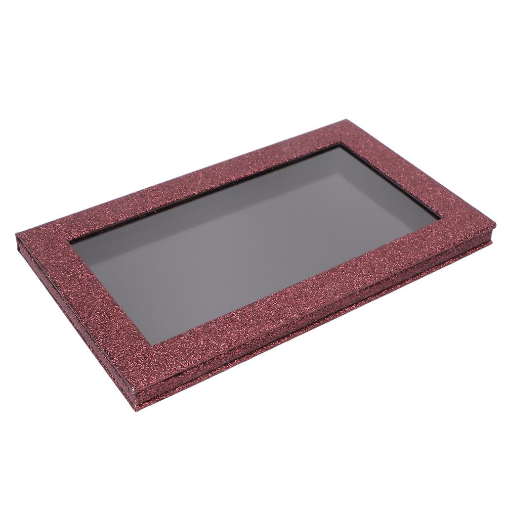 Empty Makeup Display Pans Eyeshadow Lipstick Blush Storage DIY Professional Magnetic Palette Burgundy