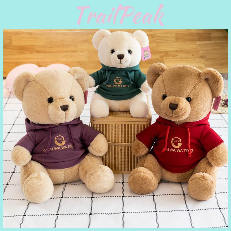 In Bear Teddy A Hoodie Plush Toy Stuffed Animal Doll Decoration Kids Gift Cute