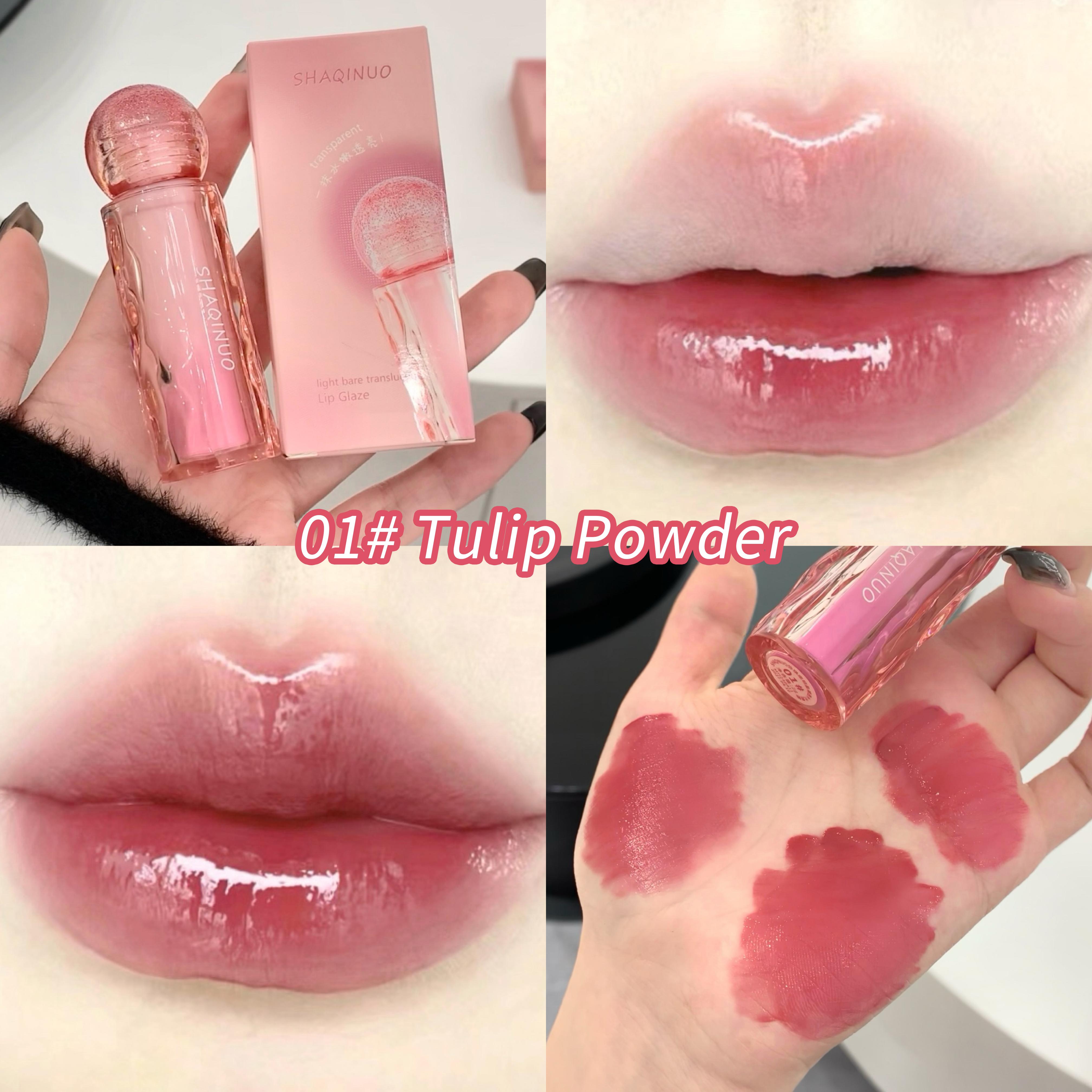 

SAHQINUO Lightweight Nude Hydrating Lip Gloss Делікатний і стійкий кольоровий антипригарний портативний блиск для губ.