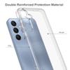 For Samsung Galaxy A35 5G Clear Phone Cover Acrylic+TPU Case Anti-scratch