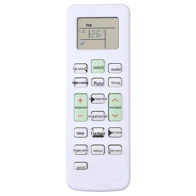 Risen KKCQ Universal Remote Control for Changhong Air Conditioners (Cabinet, Wall-Mounted, Central)