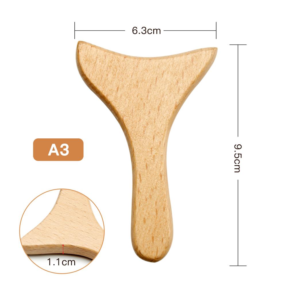Wood Therapy Face Massager Face Lifting Maderoterapia Gua Sha Wrinkle Remover Skin Scraper Anti Cellulite Neck Lift Beautytool