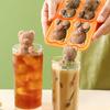 Ice Cube Mold Bear Shape Ice Making Mold Food-Grade Flexible Silicone Ice Tray for Drinks Candy Chocolate
