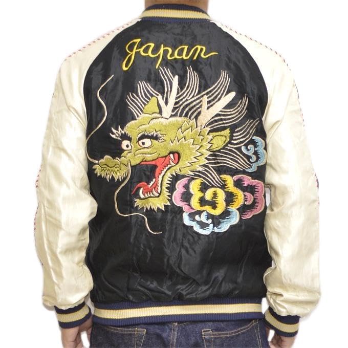 

Куртка-сувенір Tailor Toyo Ацетатний сукаджан ГОЛОВА ДРАКОНА КАРТА ЯПОНІЇ Taylor Toyo TT15273-119 × (XL)