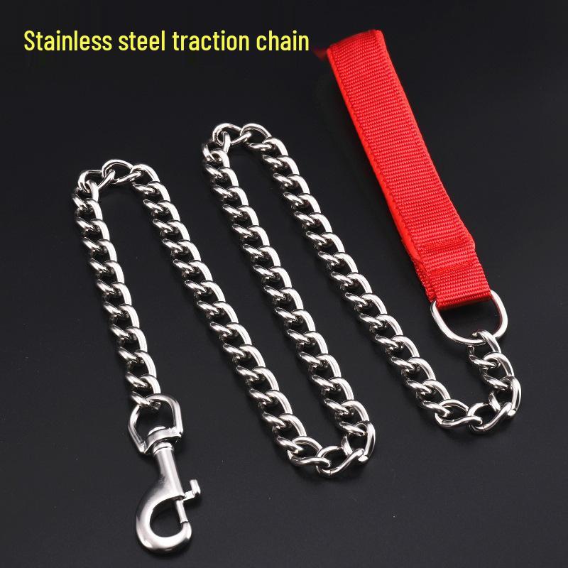 Stainless Steel Anti-Bite Dog Leash for All Sizes