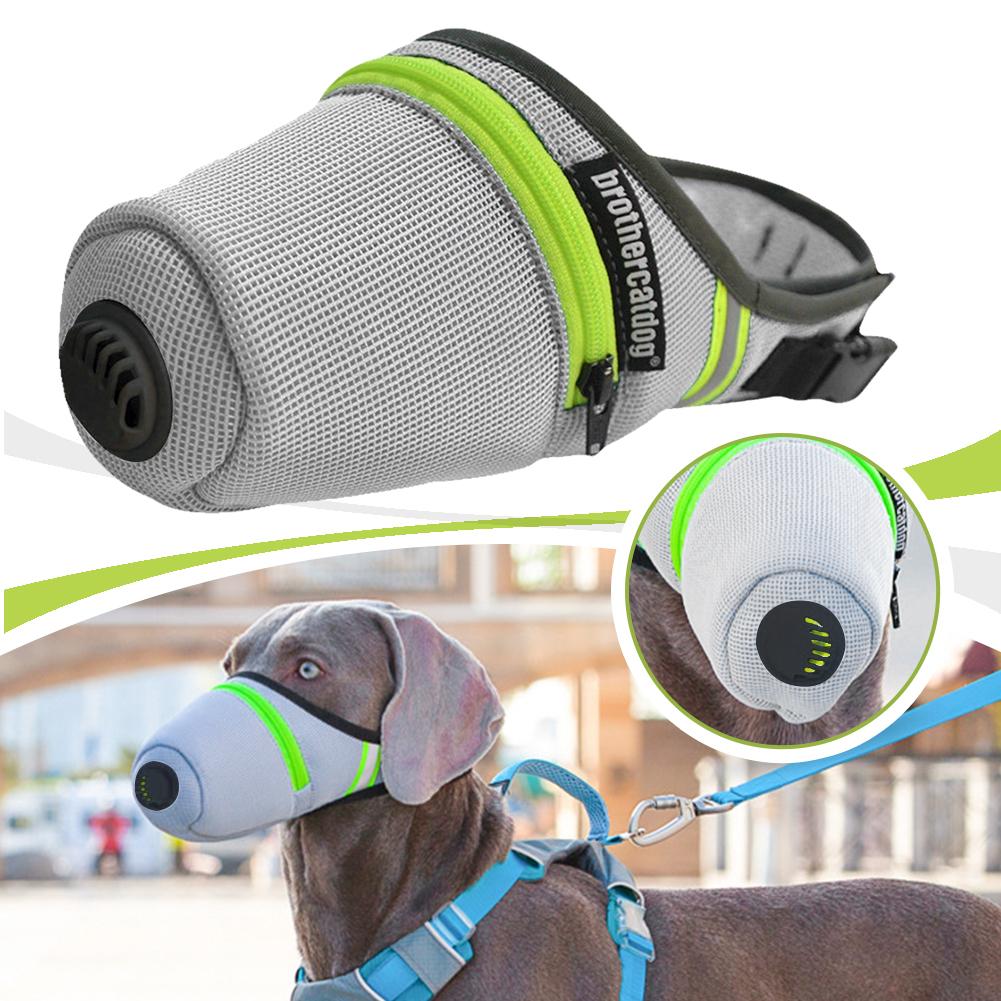 Dog Mask Dog Gas Face Mask Reusable Dog Respirator Mask Breathable Dog Mouth Mask for Pet Indoor Outdoor Protection