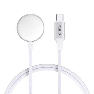 Ładowarka Indukcyjna Do Apple Watch USB-C 3W 1m - Biała