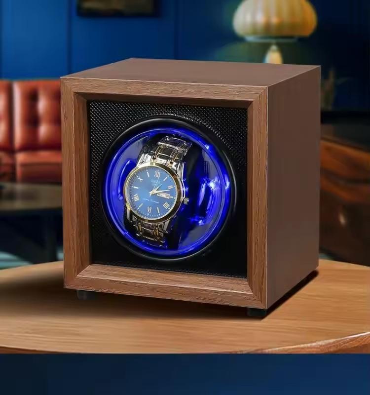Black walnut single table vertical automatic mechanical watch watch shaker electric watch box meter shaker unisex