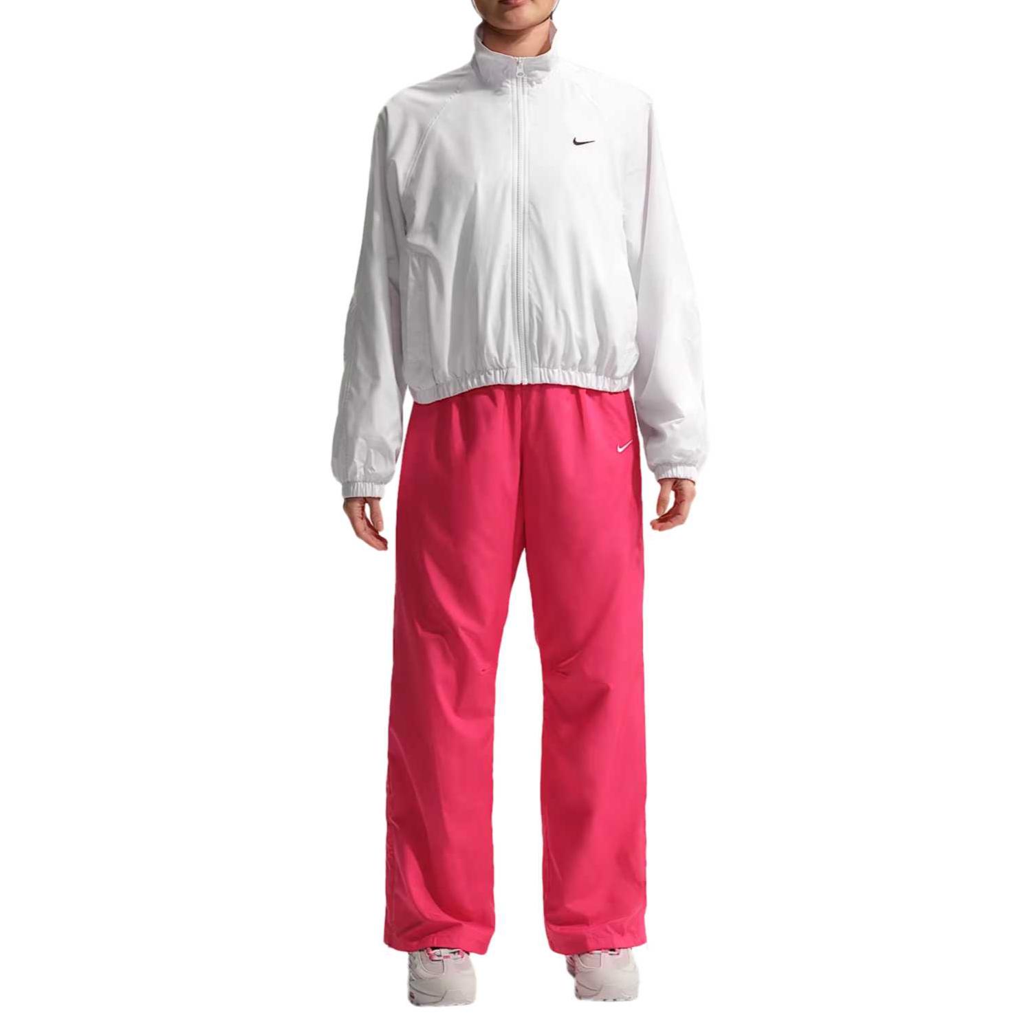 

Nike Sportswear UV Protection Loose Fit Solid Color Embroidered Elastic Hem Jacket Women jackets IO1474-100 XL