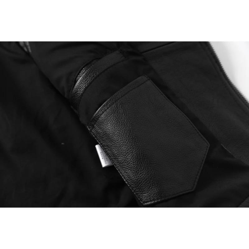 Chinese Size Genuine Leather Vest Men 100% Real Cowhide Slim Fit Motorcycle Vests Biker Sleeveless Jackets Spring Autumn Asian Size M595