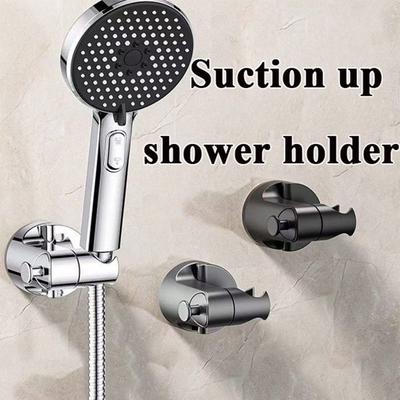 Suction Cup Shower Holder 360°Adjustable Shower Head Stand Bracket  Bathroom Accessories