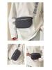 Niche Women's Autumn 2025 Fashion Saddle Crossbody Bag - Solid Color, Simple Design.