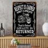 Vintage Retro Motorcycle Tin Sign Metal Wall Art Decor for Home Garage Man Cave Bar Cafe 20x30cm