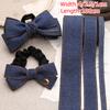 1Roll Versatile Hair Accessories Dark Blue Bag Straps Cowboy Webbing Creative Handicrafts DIY Gift Packaging
